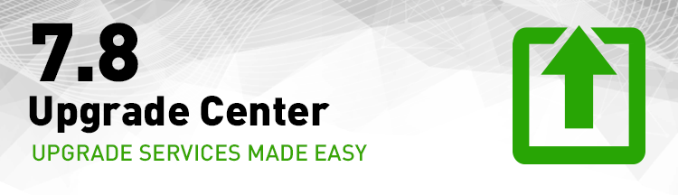 Upgrade Center v7.8