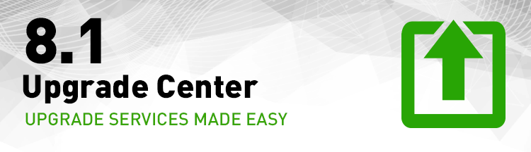 Upgrade Center v8.1