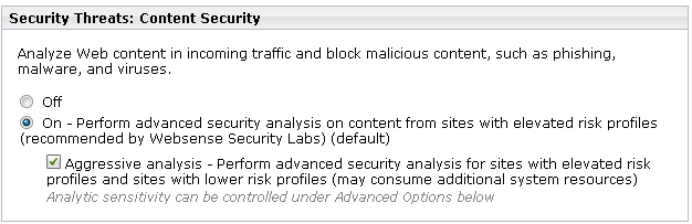 Step 1: Configure Content Gateway analysis