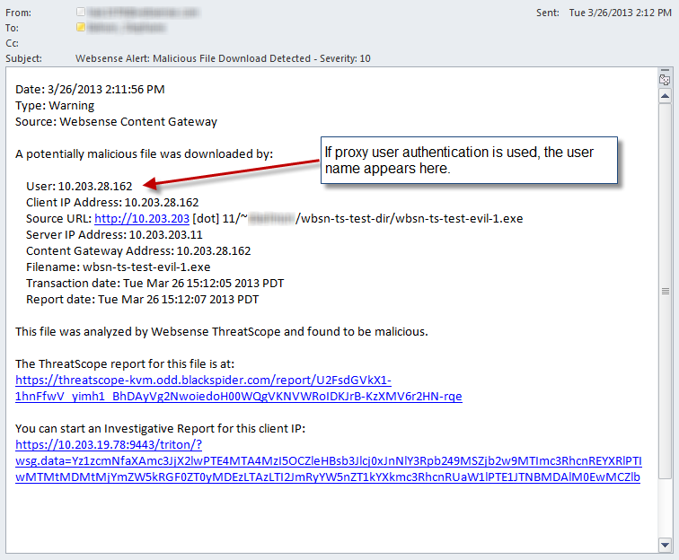 websense route task manager