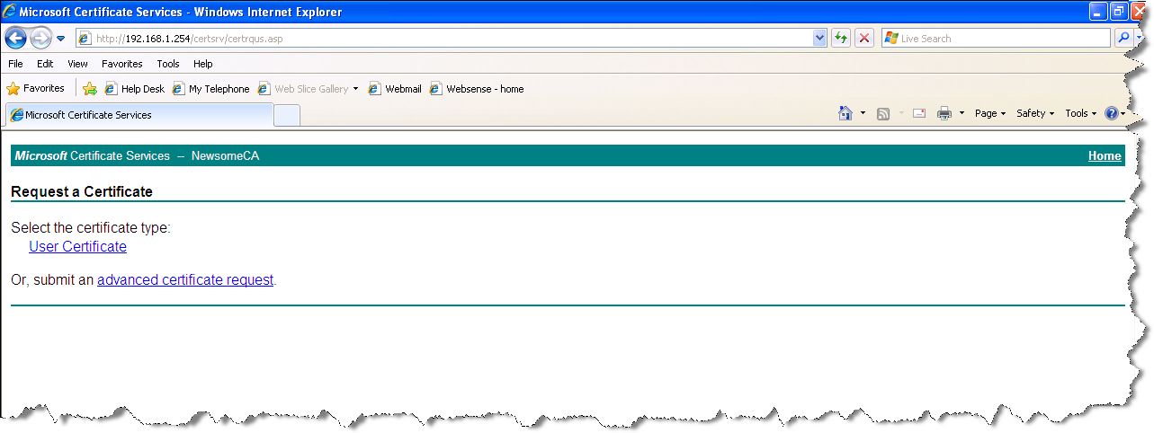 Creating A Subordinate Ca